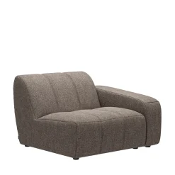 Zitelement Hoek Rechts Martinique, Metallic Wood, Chenille Jacquard