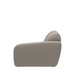 Zitelement Hoek Rechts Martinique, Stone, Washed Cotton