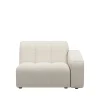 Zitelement Hoek Rechts Martinique, Antique White, Rich Tweed