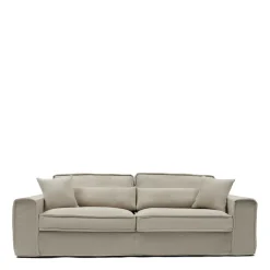 3,5-zits bank Metropolis, Soft Beige, Chenille Jacquard Vogue