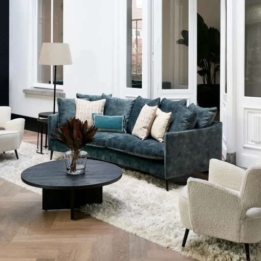 5-zitsbank Beverly, Mineral Blue