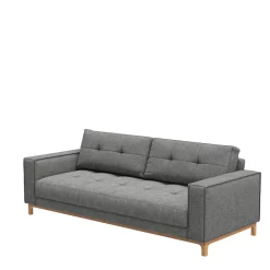 3,5-zitsbank Burnley, Grey, Washed Cotton