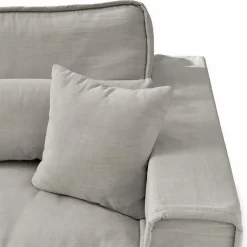 3,5-zitsbank Metropolis, Ash Grey