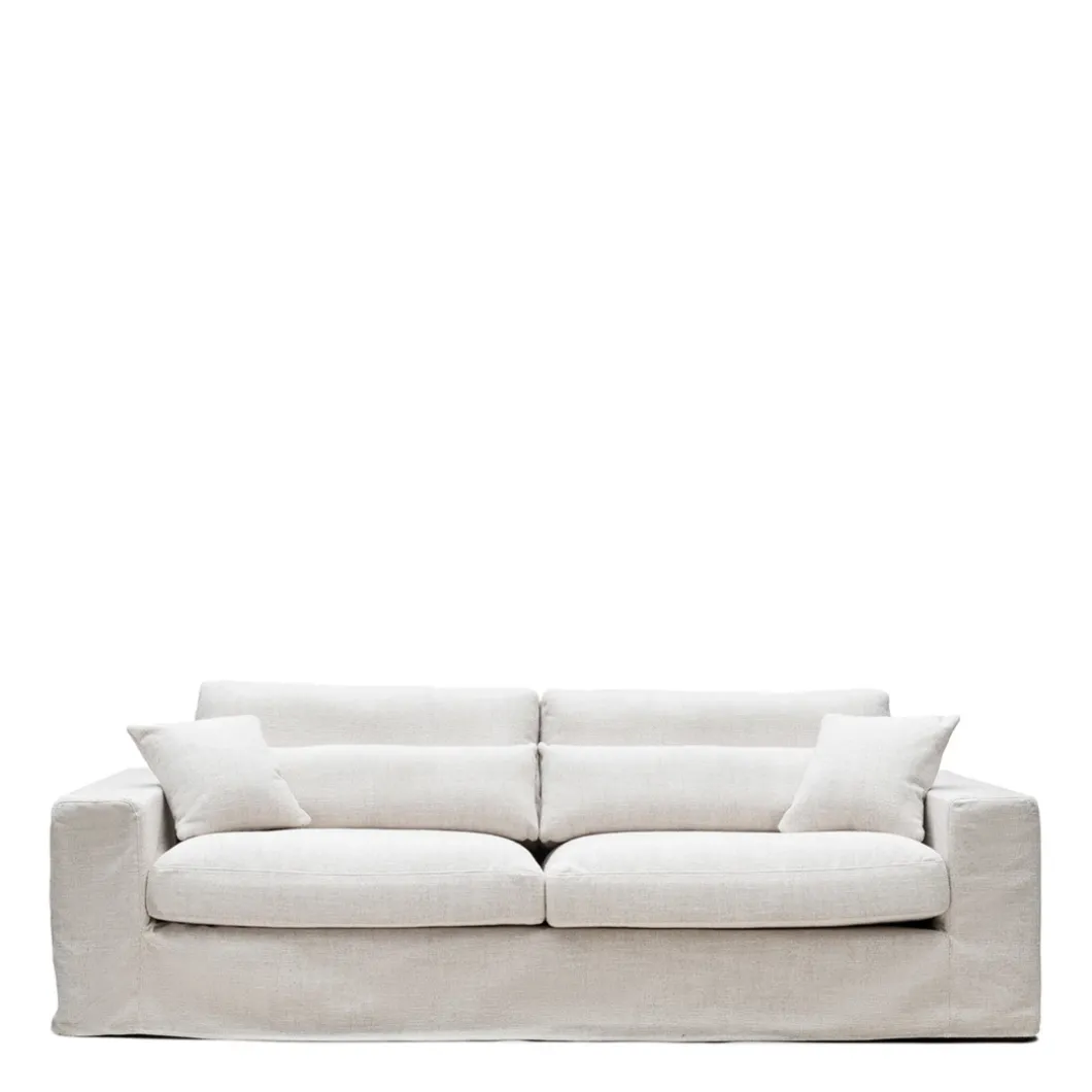 3,5-zitsbank Miles, Antique White