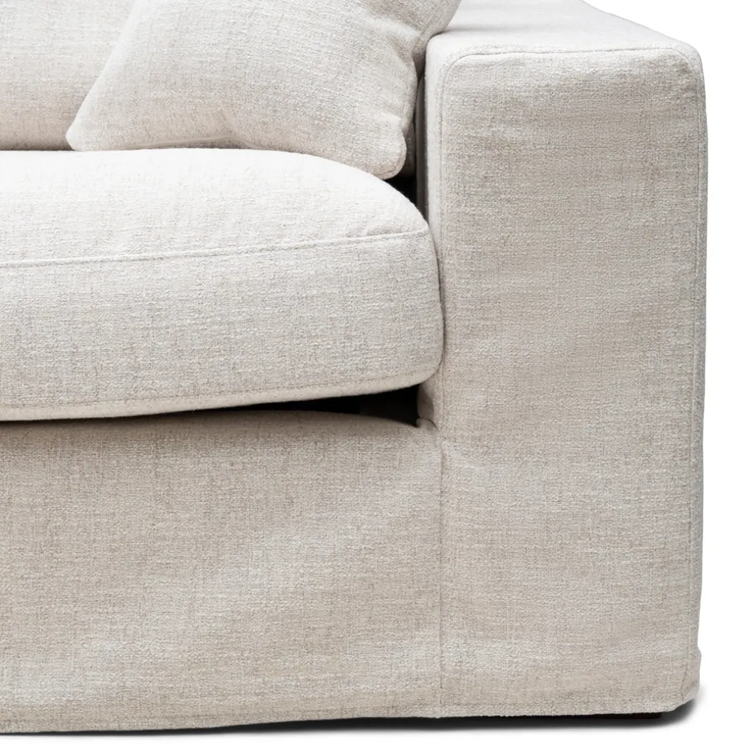 3,5-zitsbank Miles, Antique White