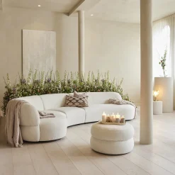 2,5-zitsbank San Remo, Arm Links, Simply White