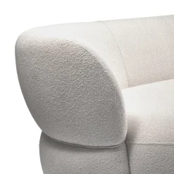 3,5-zitsbank San Remo, Arm Links, Natural Grey